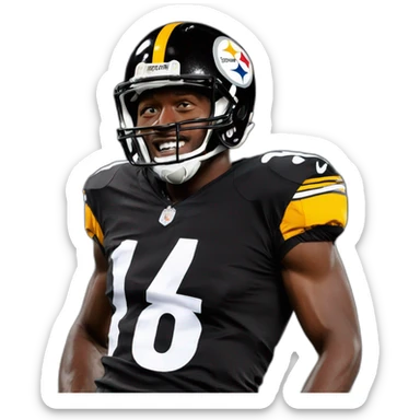 Antonio brown, Pittsburgh Steelers wide receiver sticker