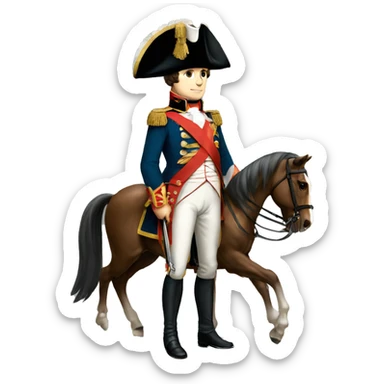 Napoleon Bonaparte full body sticker