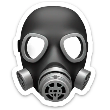 gas mask sticker