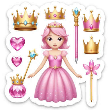 pink fairy girly aestetic items sticker