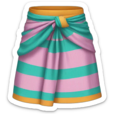 sarong skirt sticker