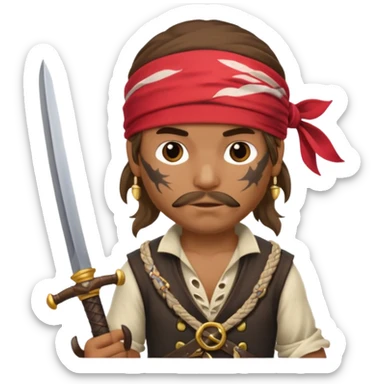 pirate of caribian sticker