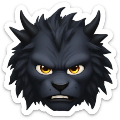 beast of darkness sticker