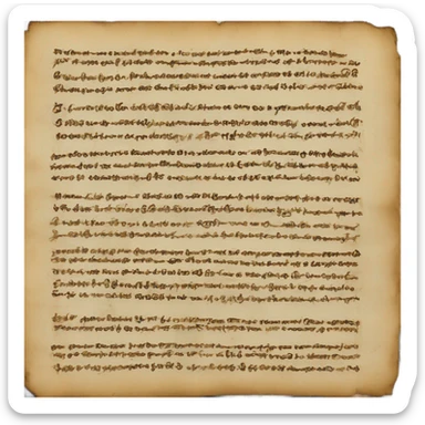 written verses sticker