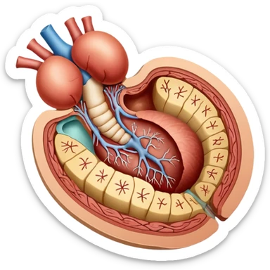 stomach anatomy sticker