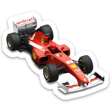 ferrari formula1 car sticker