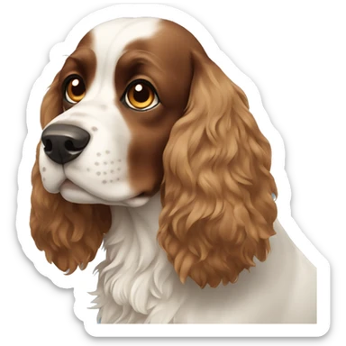 Spaniel dog sticker