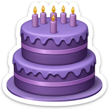 a-big-three-tiered-purple-cake-without-flowers-popins sticker