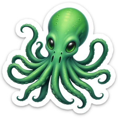 Alien giving birth sticker