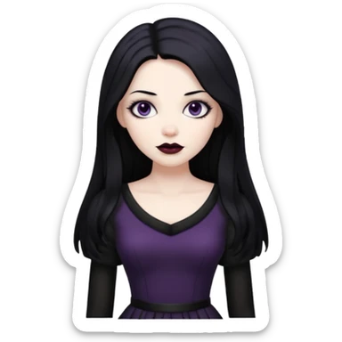 Goth mommy sticker
