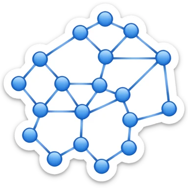 A small graph with less than 45nodes sticker
