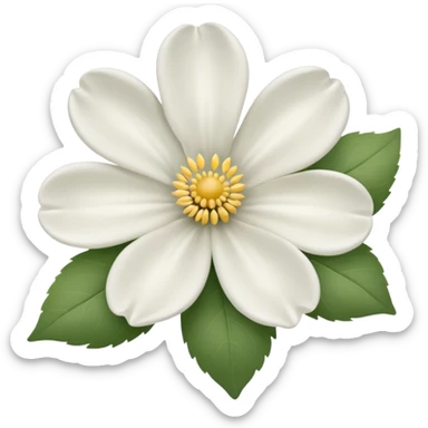 Flor de Lopus branco mas ver ao lado  sticker