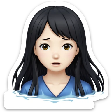 Sadako pack emotions sticker