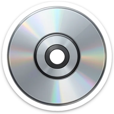 CD disk sticker