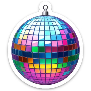 disco ball sticker