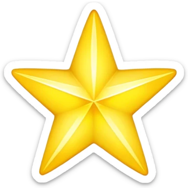 glowing star sticker