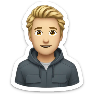 Nik Nelson from heartstopper sticker