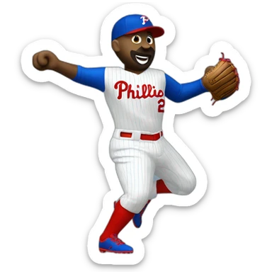 Phillie Fanatic dancing sticker