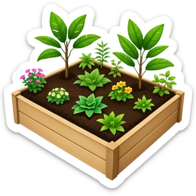 garden bed sticker