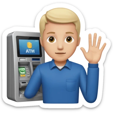 atm sticker