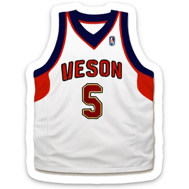 iverson basketball jersey sticker