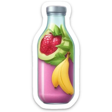Smoothies in Flasche sticker
