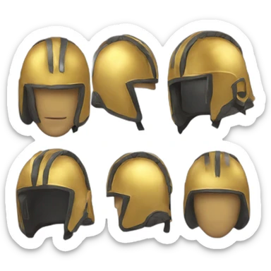 Casque grecque sticker