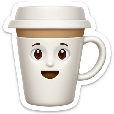 Empty Coffee Cup sticker