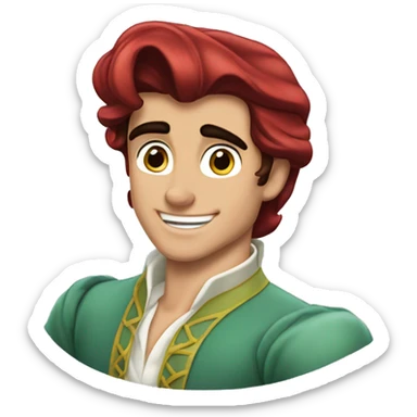 Prince Eric and Ariel sticker
