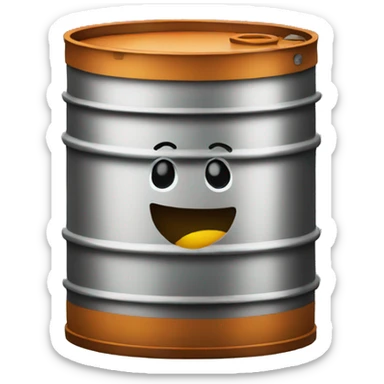 oil barrel sticker