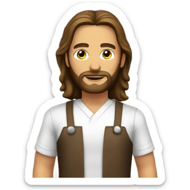 Jesus Christ barista sticker