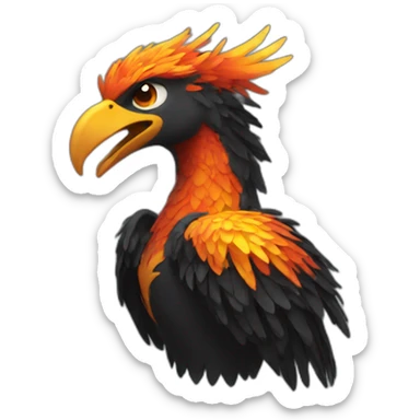 black phoenix sticker