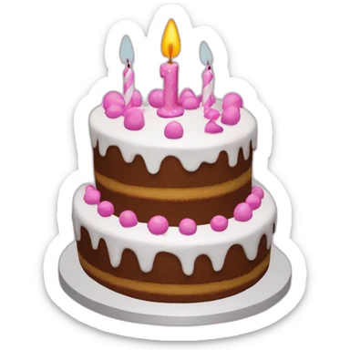 birthday cake 37 sticker