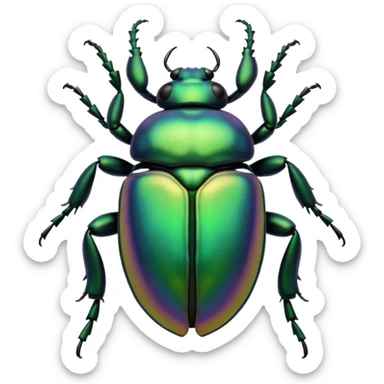 Beetle sticker