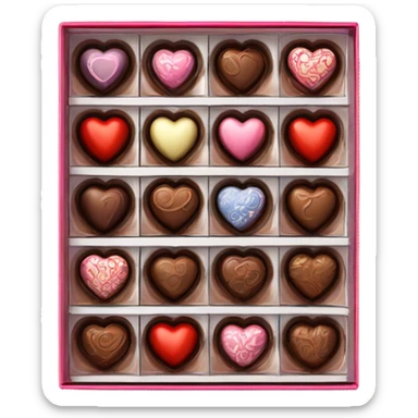Valentine’s Day chocolates  sticker