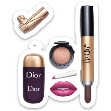dior makeup sticker