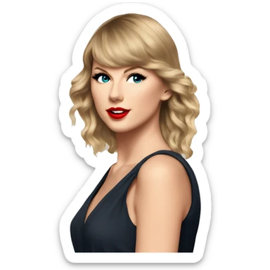 Taylor Swift at the eras tour sticker