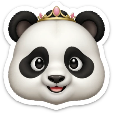 princesse chinoisepanda sticker