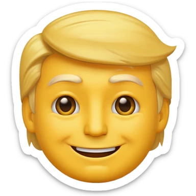 Trump emoji sticker