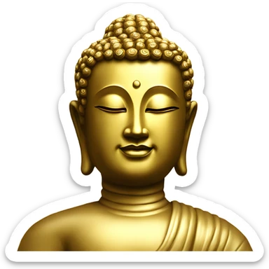 Golden Buddha  sticker