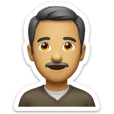 looking attentively sticker