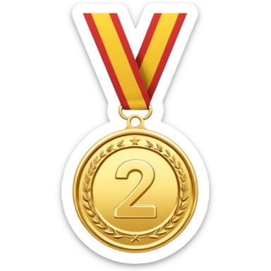 "Brocation 2026" Gold medal sticker