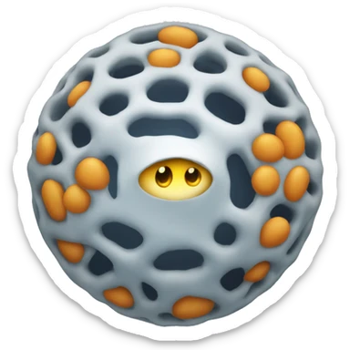 Make a cell that is part of science  sticker