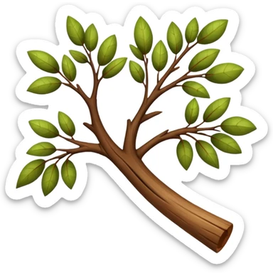 A tree branch sticker