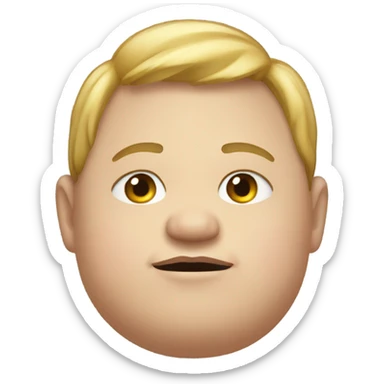 Fat kid named Tarpen sticker