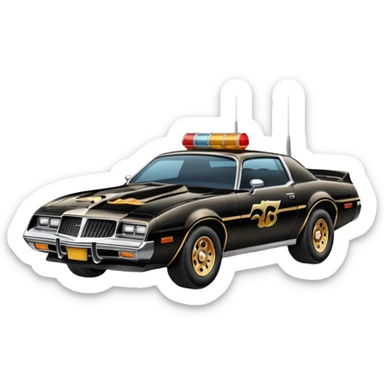 smokey and the bandit car sticker