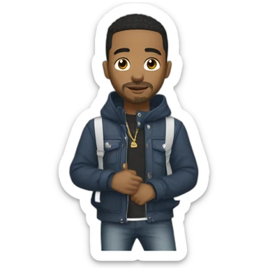 Lacrim rappeur français sticker