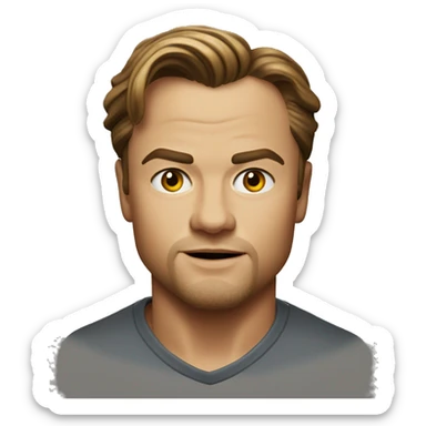 leonardo di caprio sticker