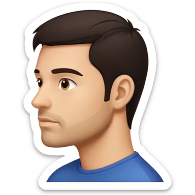 padre de perfil sticker