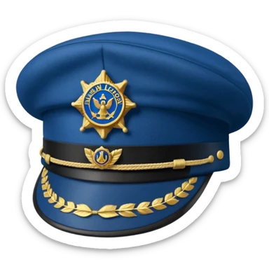 American legion service hat sticker